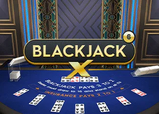 Blackjack X 6 - Azure - XTRAPLAY88